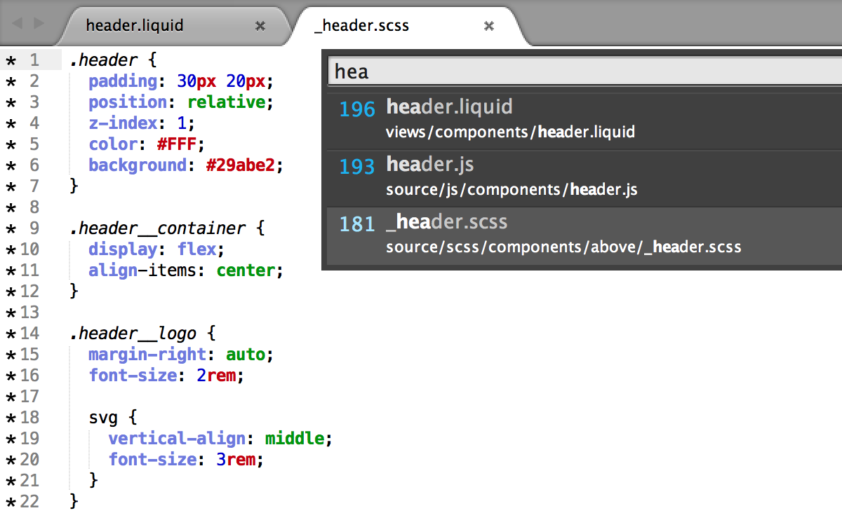 Components in HTML, CSS and Javascript